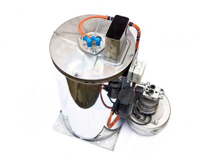 Caldarina (boiler) 200bar, complet echipata pentru aparat de spalat cu presiune apa calda